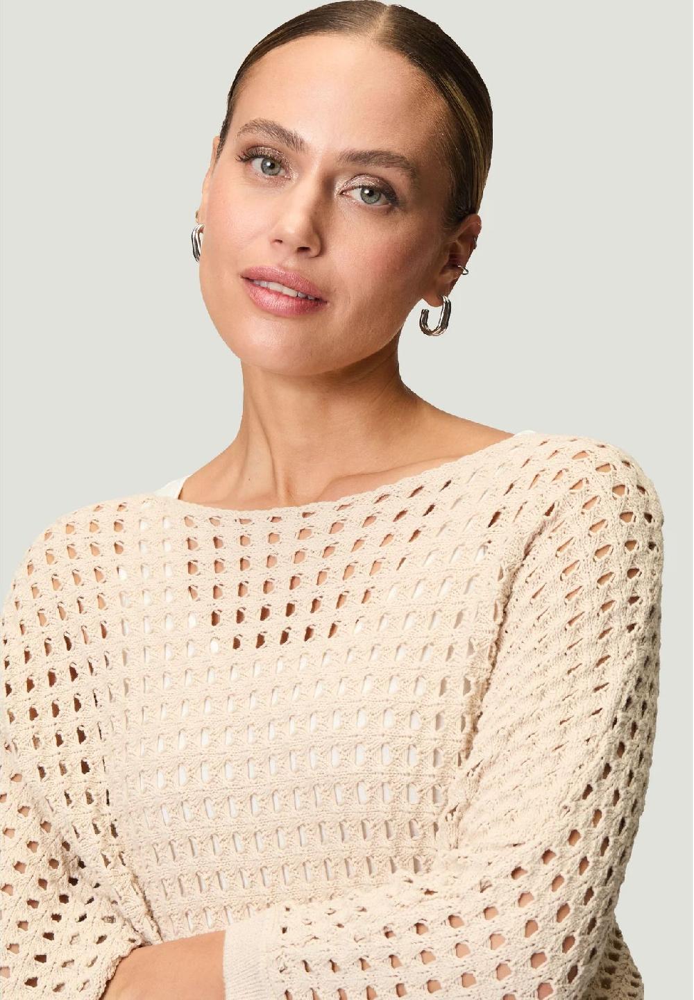 Zero Pullover Dreiviertelarm Rundhalsausschnitt Für Damen