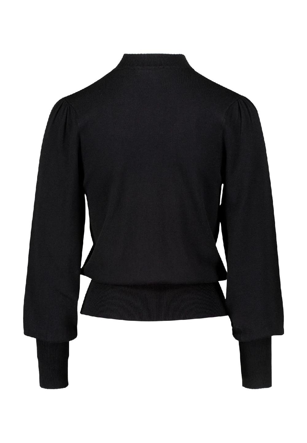 Zero Pullover Stehkragen Kontrastpaspel Für Damen