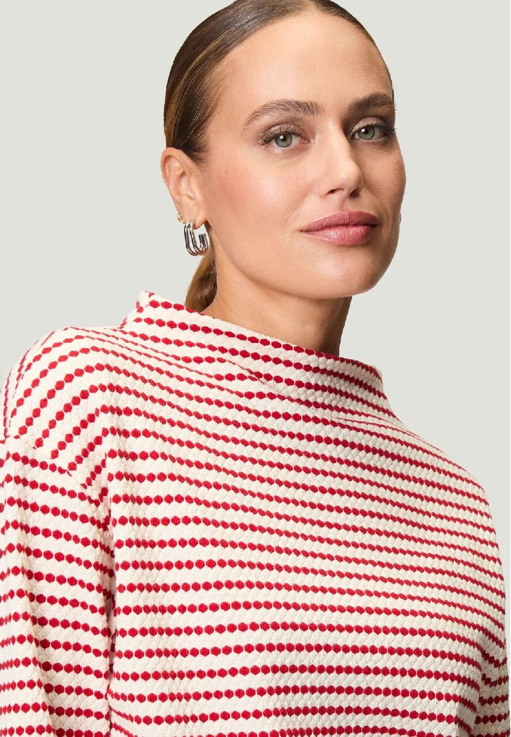 Zero Sweatshirt 3/4-Arm Stehkragen Für Damen