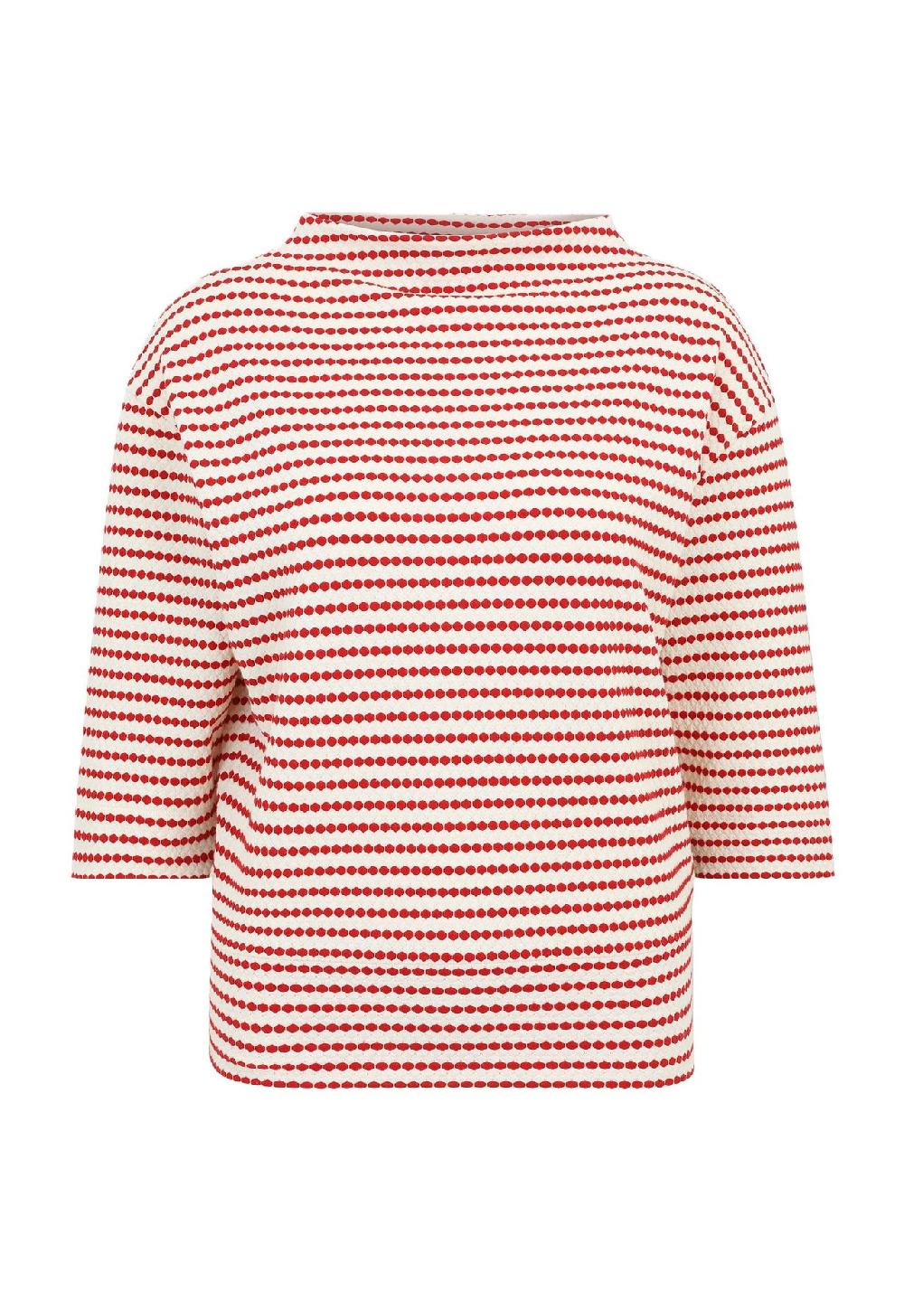 zero Sweatshirt 3/4-Arm Stehkragen für Damen