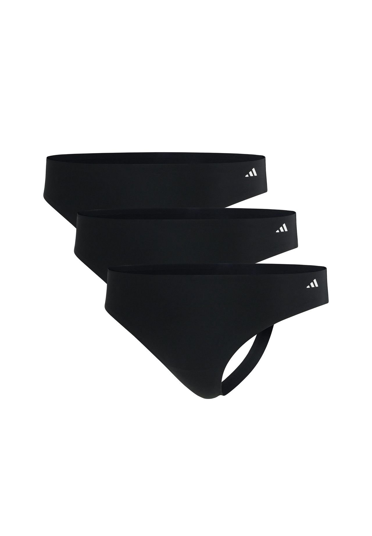 adidas Damen Strings 3er Pack - Thongs Active Light Flex Unterwäsche Logo
