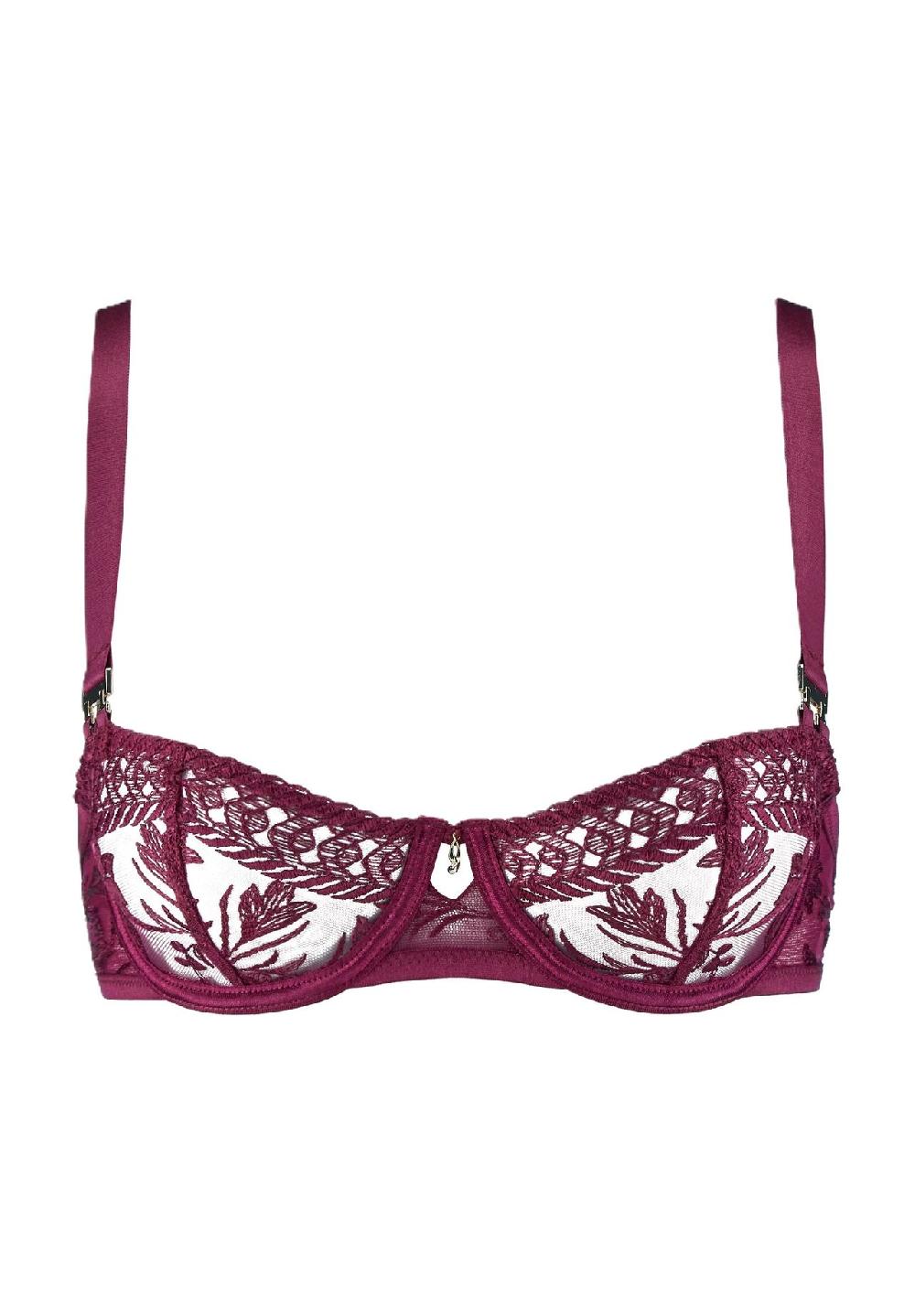 Aubade Magnetic Spell Bügel-BH Halbschale Spitzen-Stickerei für Damen