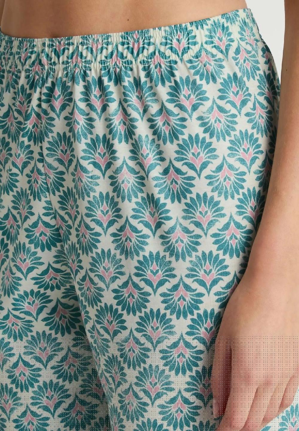 CALIDA Favourites Botanic Schlafanzug-Hosen 3/4-lang Bio-Baumwolle Für Damen