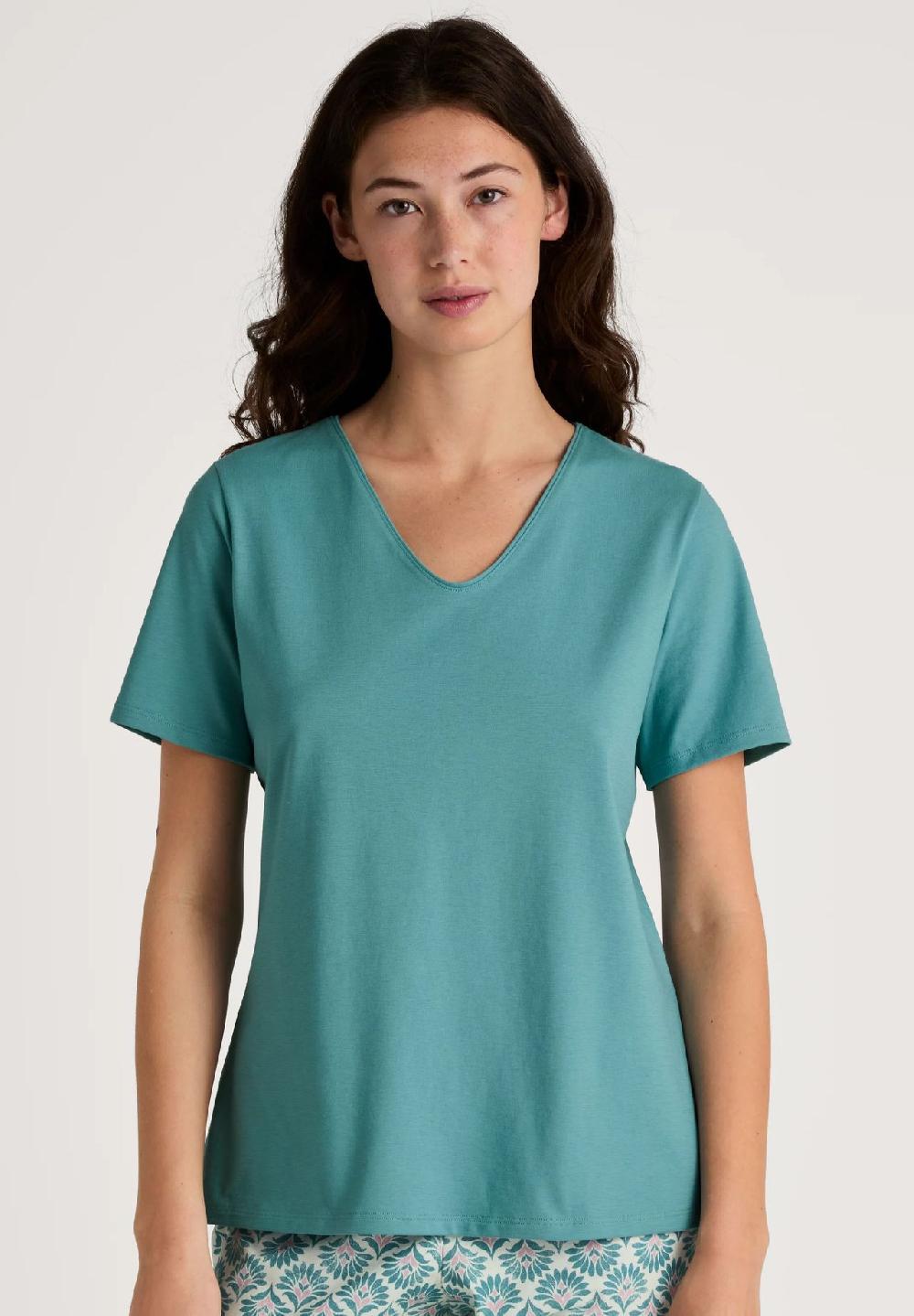 CALIDA Favourites Botanic Schlafanzug-Oberteil Bio-Baumwolle Für Damen