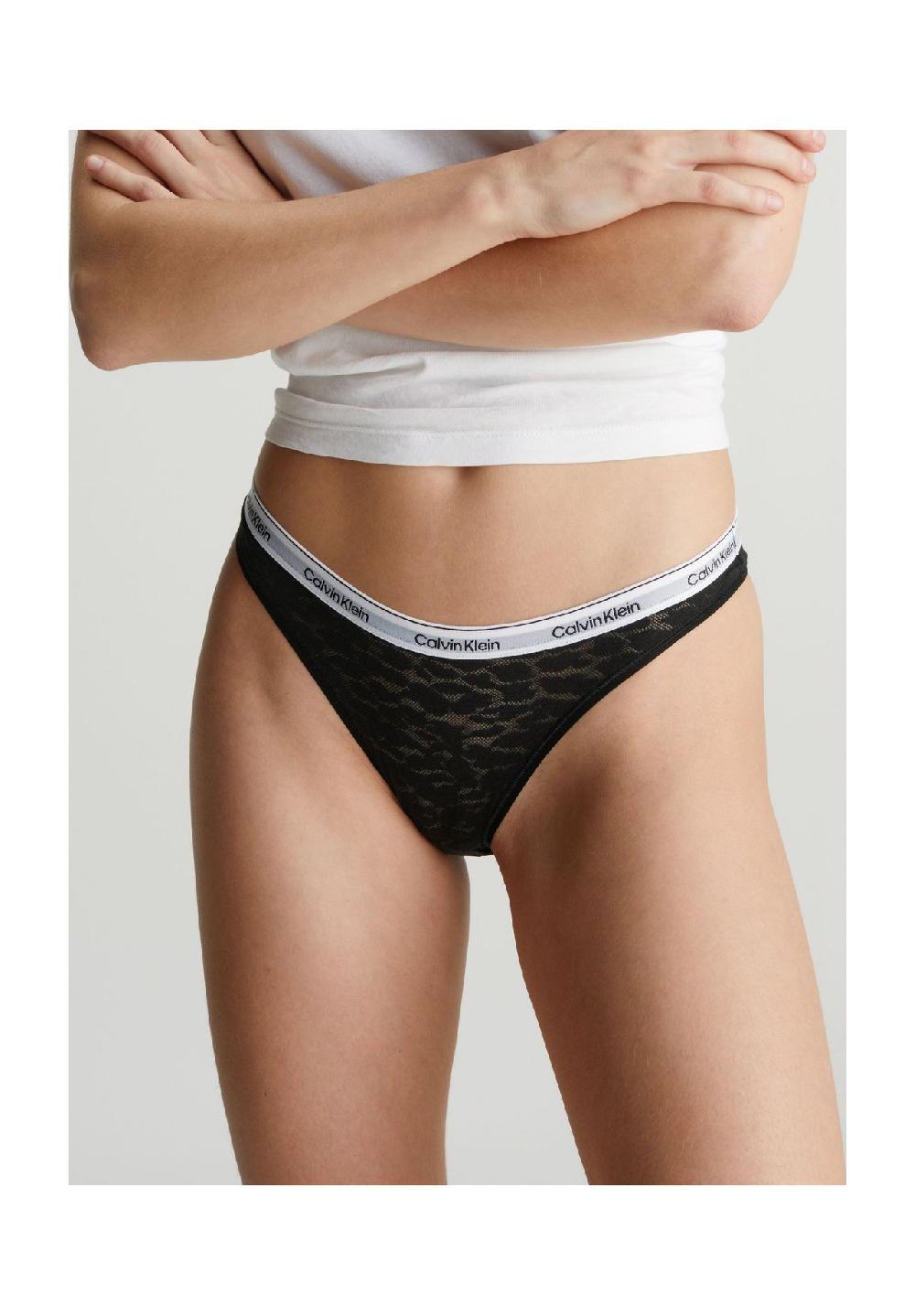 Calvin Klein Brazilian Slips 3er-Pack Logo-Bund für Damen