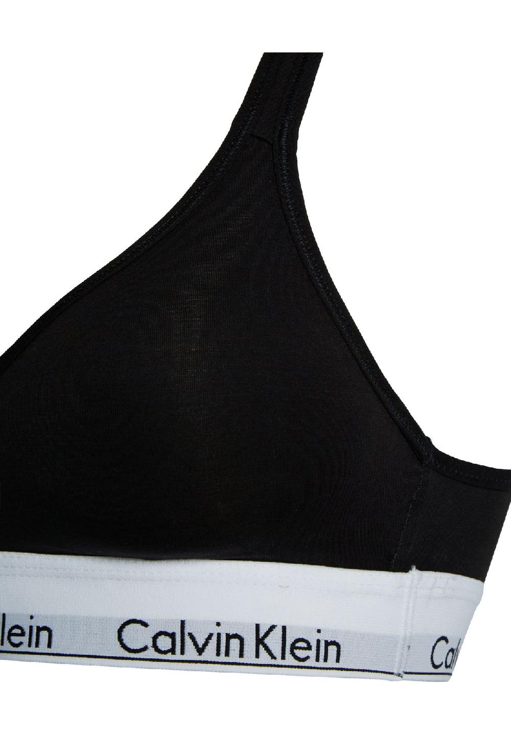 Calvin Klein Modern Cotton Bralette Gekreuzte Träger Label-Bund Für Damen