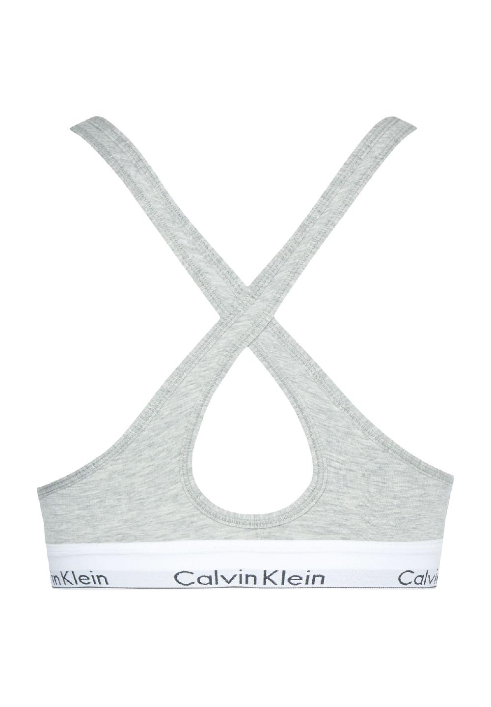 Calvin Klein Modern Cotton Bralette Gekreuzte Träger Label-Bund Für Damen