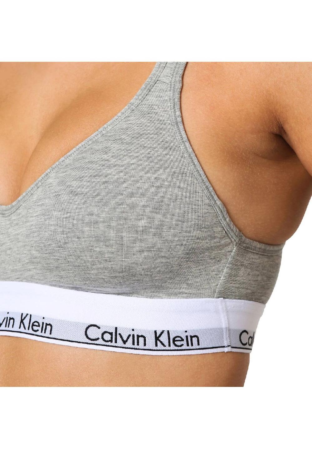 Calvin Klein Modern Cotton Bralette Gekreuzte Träger Label-Bund Für Damen