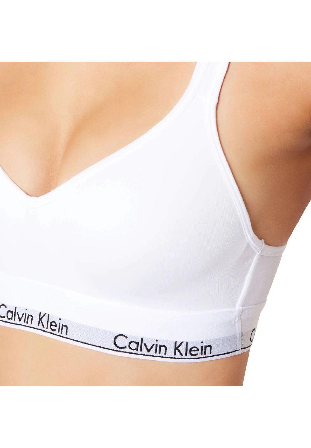 Calvin Klein Modern Cotton Bralette Gekreuzte Träger Label-Bund Für Damen