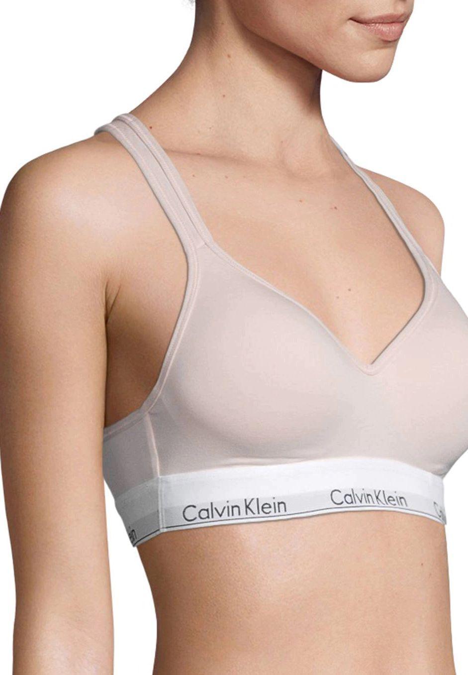 Calvin Klein Modern Cotton Bralette Gekreuzte Träger Label-Bund Für Damen