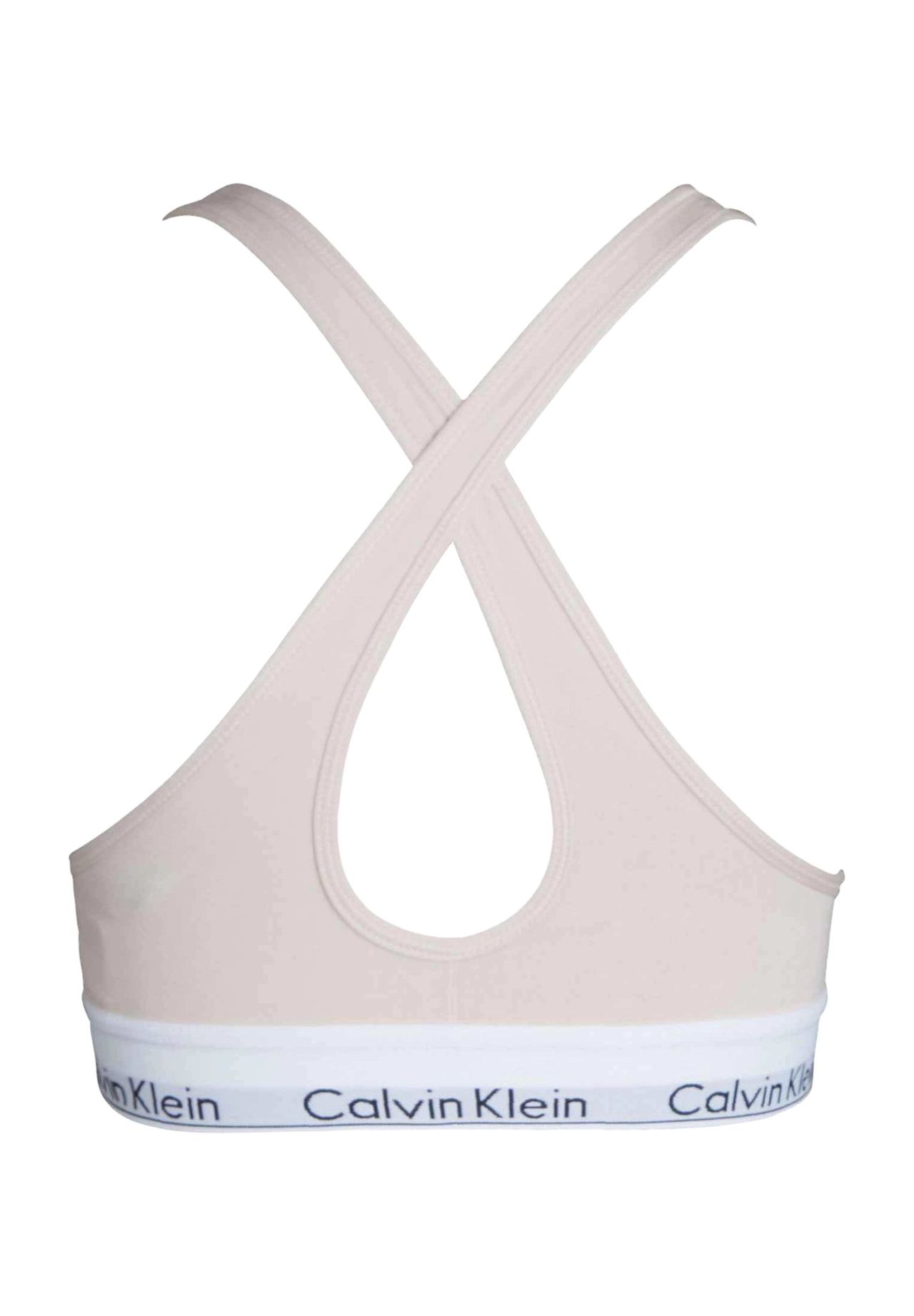Calvin Klein Modern Cotton Bralette Gekreuzte Träger Label-Bund Für Damen