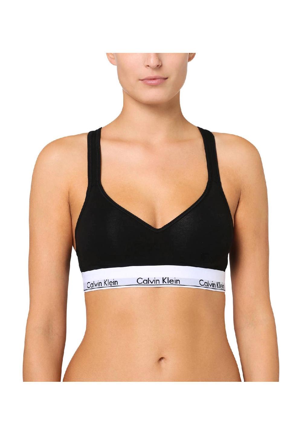 Calvin Klein Modern Cotton Bralette Gekreuzte Träger Label-Bund Für Damen