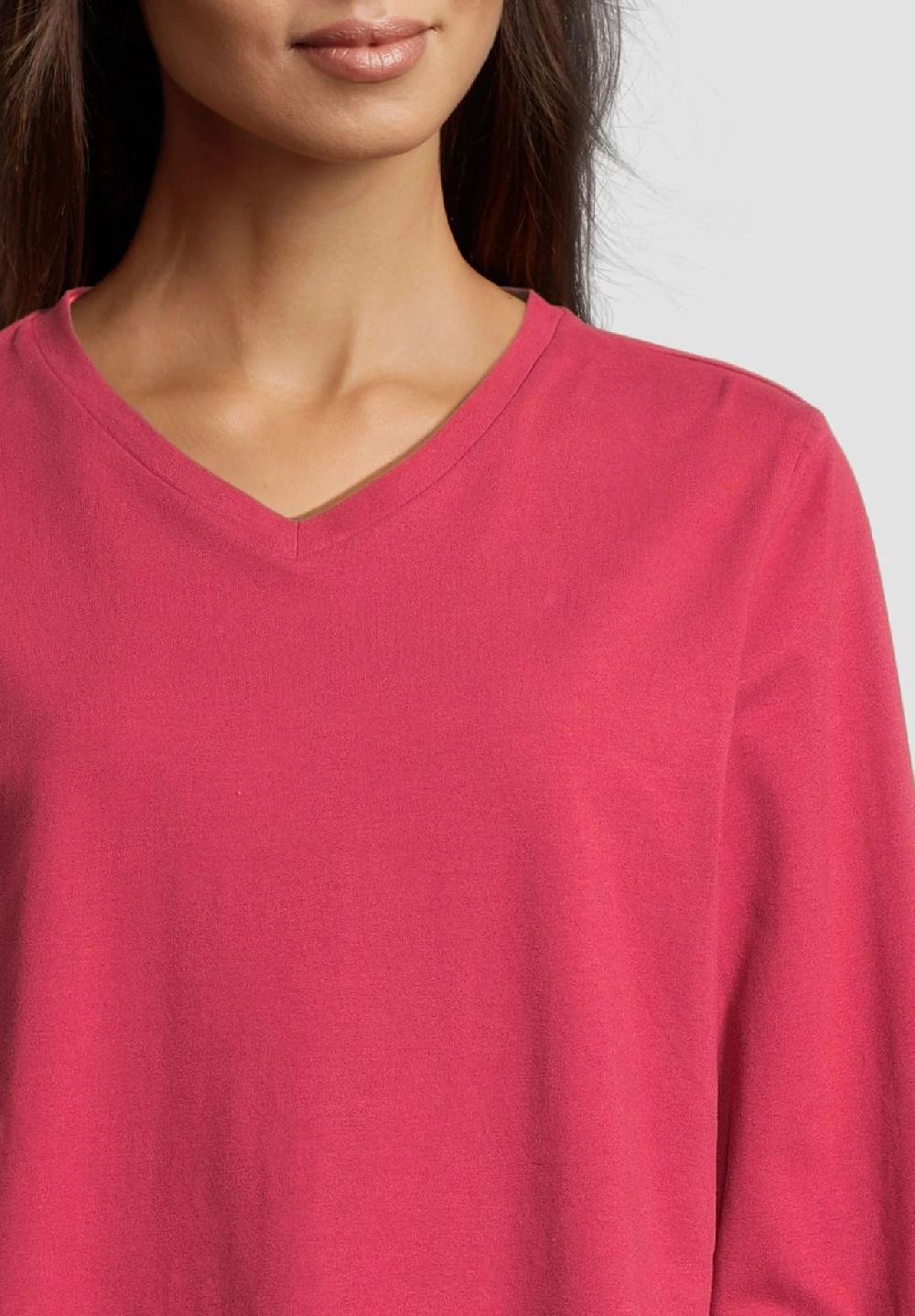 DESIRéE Tinted Green Schlafanzug-Oberteil V-Ausschnitt Für Damen