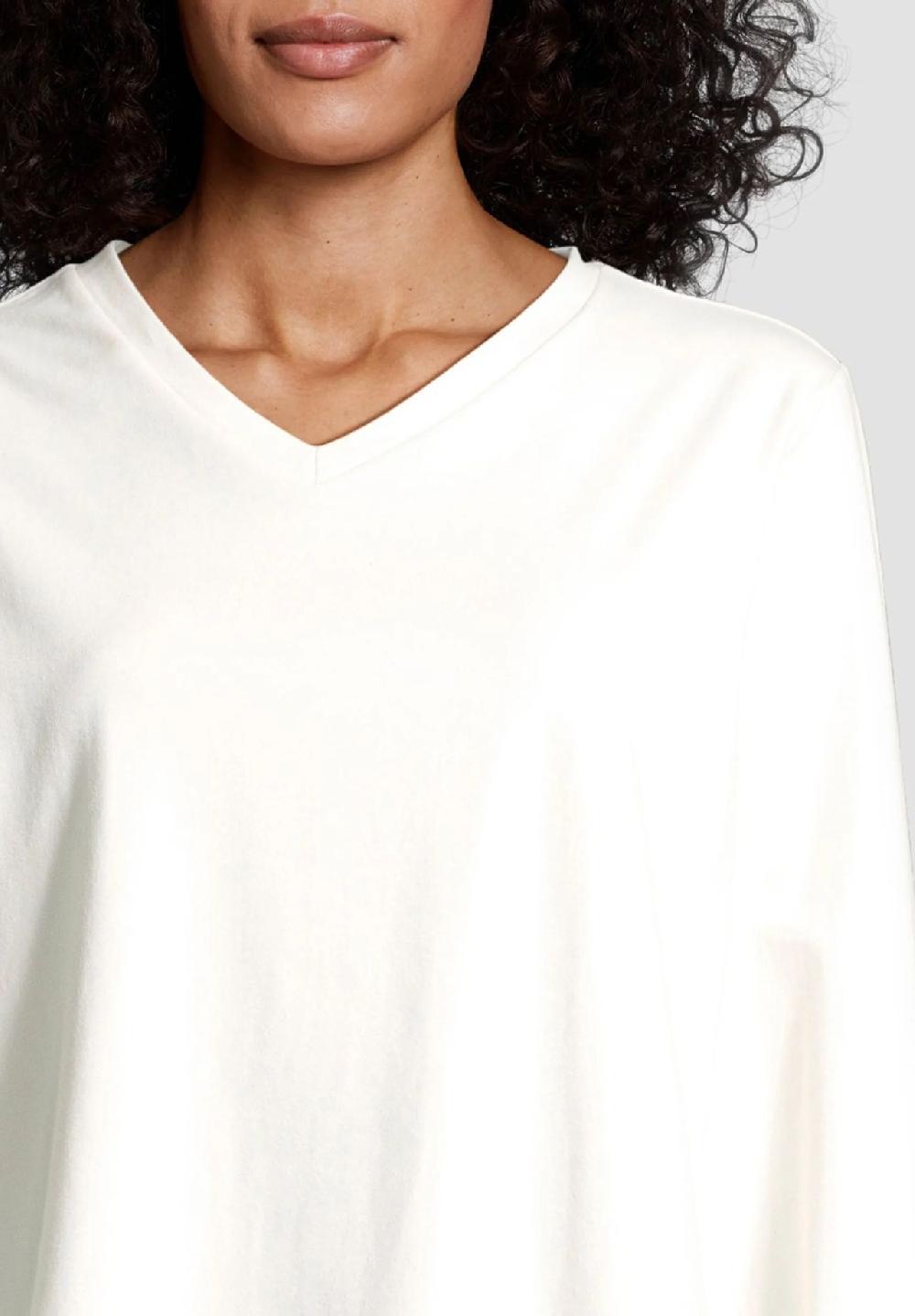 DESIRéE Tinted Green Schlafanzug-Oberteil V-Ausschnitt Für Damen