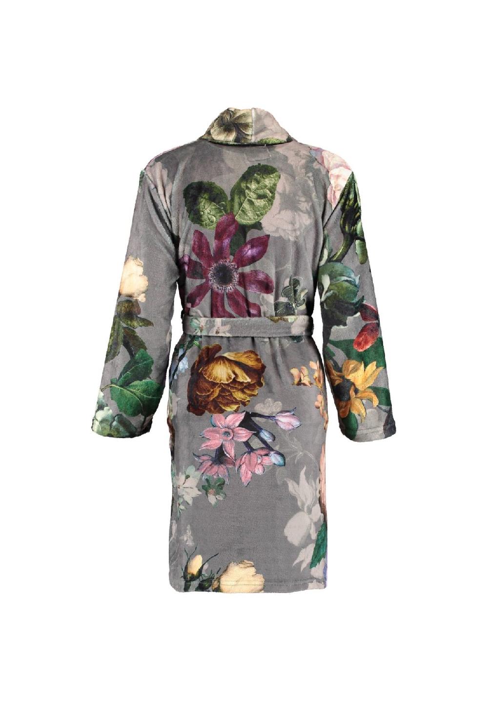 ESSENZA Bademäntel Damen Schalkragen Fleur Taupe