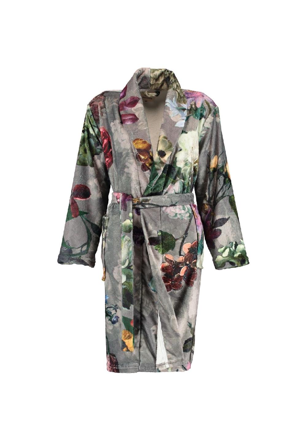 ESSENZA Bademäntel Damen Schalkragen Fleur Taupe