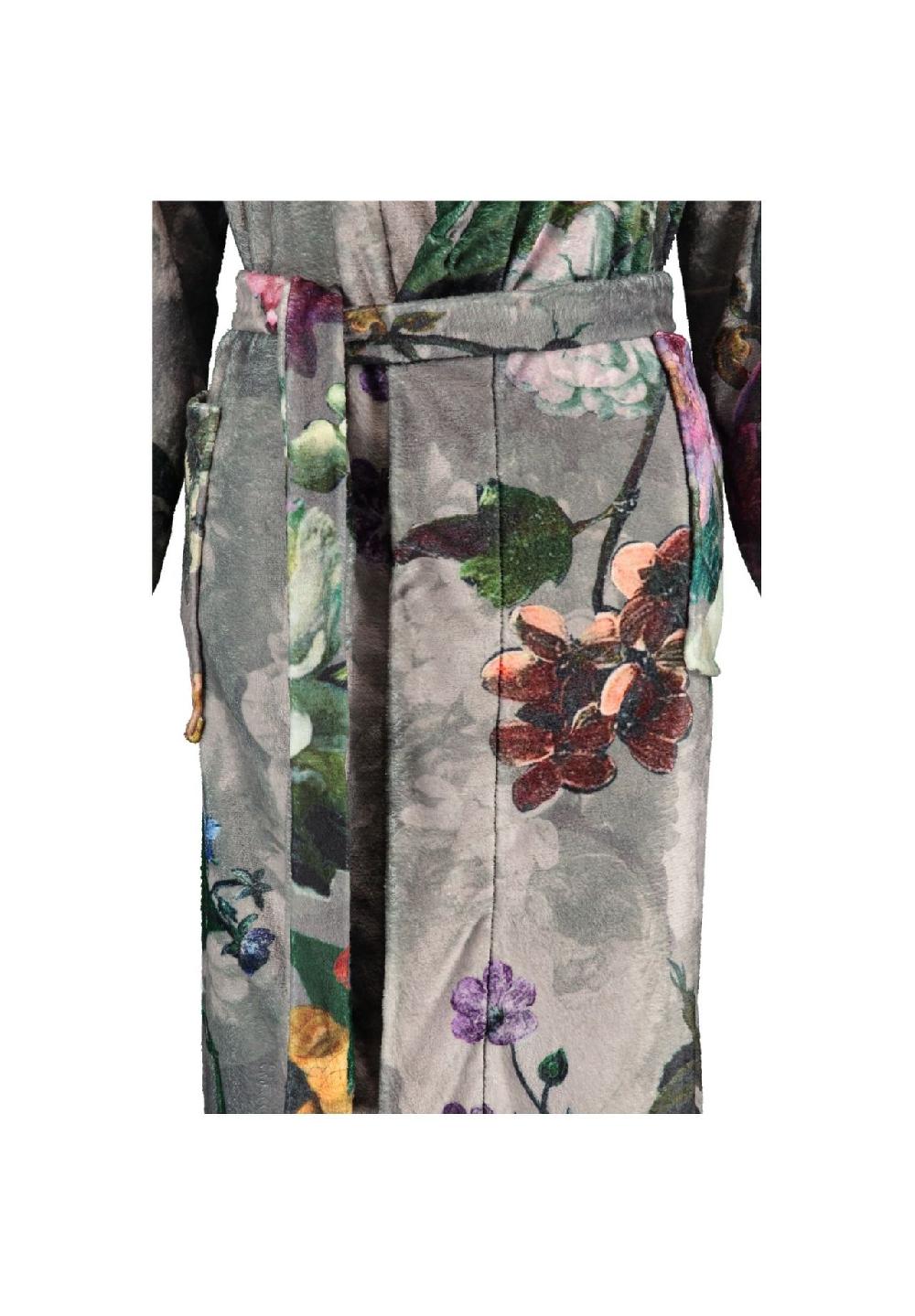 ESSENZA Bademäntel Damen Schalkragen Fleur Taupe