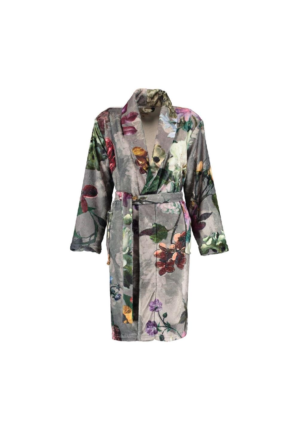 ESSENZA Bademäntel Damen Schalkragen Fleur taupe