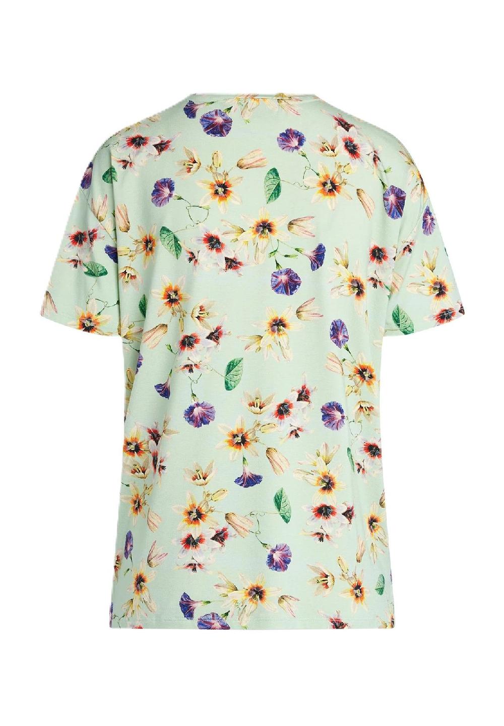 ESSENZA Denna Fiorre Schlafanzug-Oberteil Rundhals Für Damen