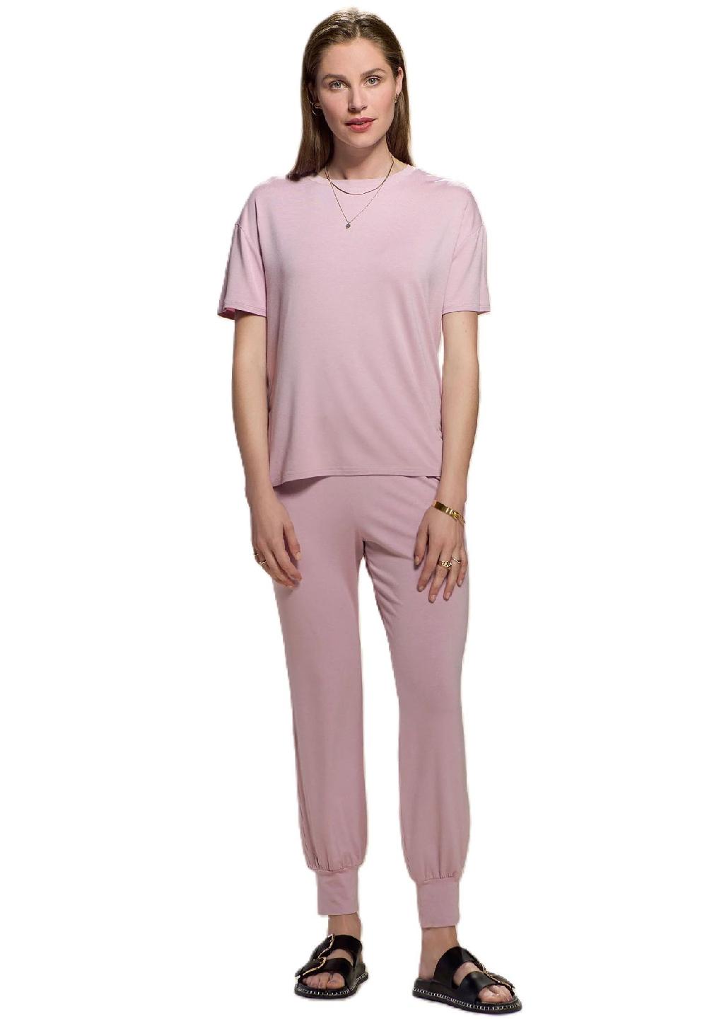 ESSENZA Denna Uni Schlafanzug-Oberteil überschnittene Schultern Für Damen