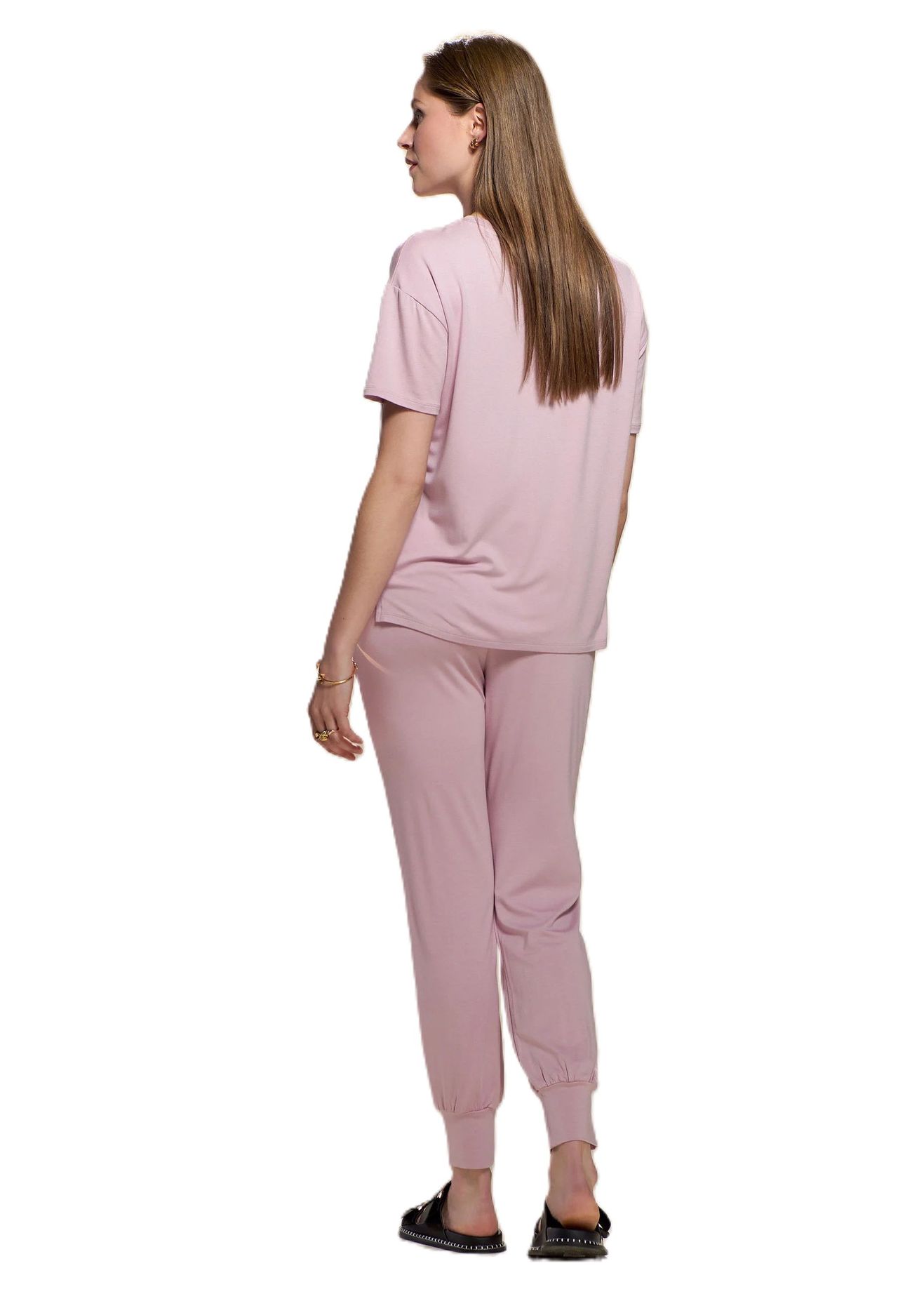 ESSENZA Denna Uni Schlafanzug-Oberteil überschnittene Schultern Für Damen