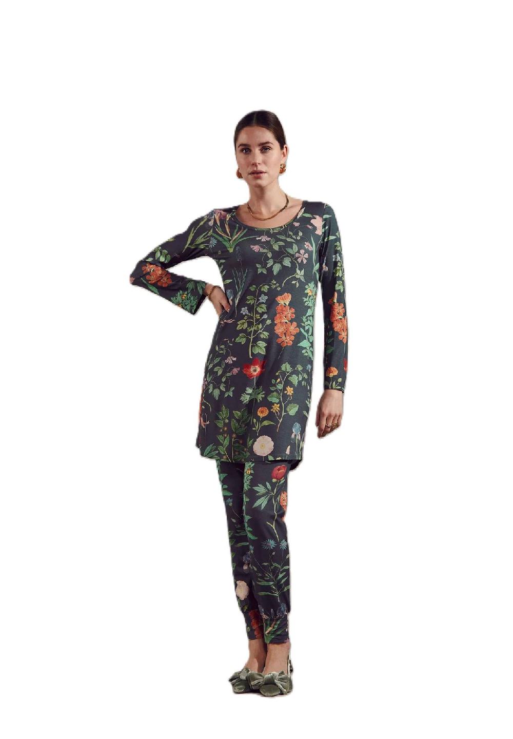 ESSENZA Elm Sleepshirt "Marigold" Rundhals Für Damen