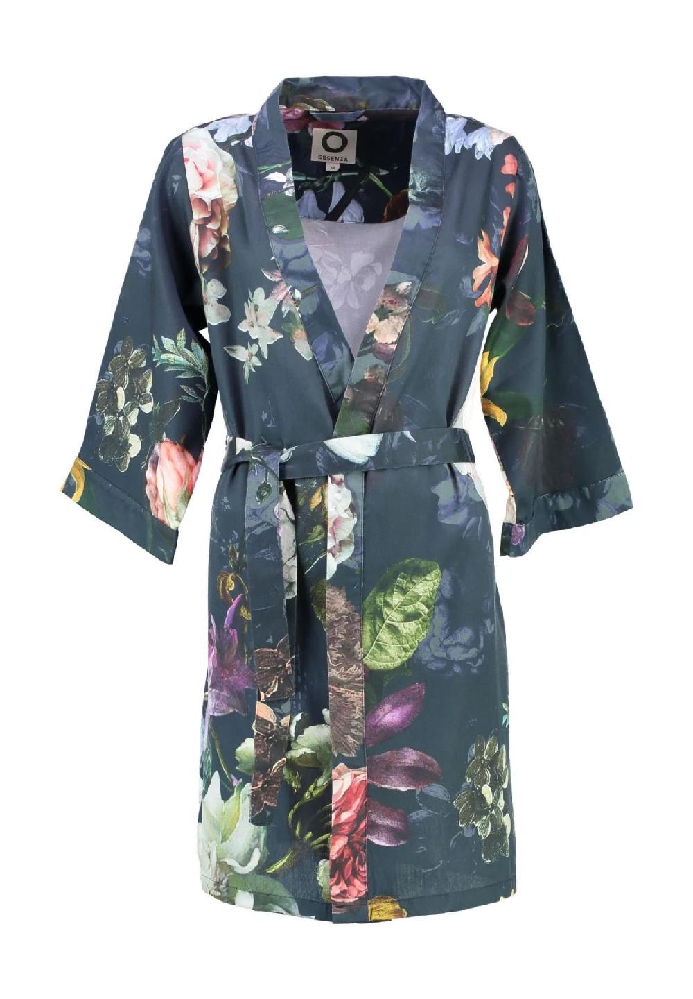 ESSENZA Fleur Kimono Bindegürtel Florales Design Für Damen