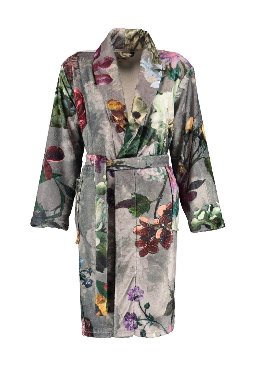 ESSENZA Fleur Morgenmantel floral Schalkragen für Damen
