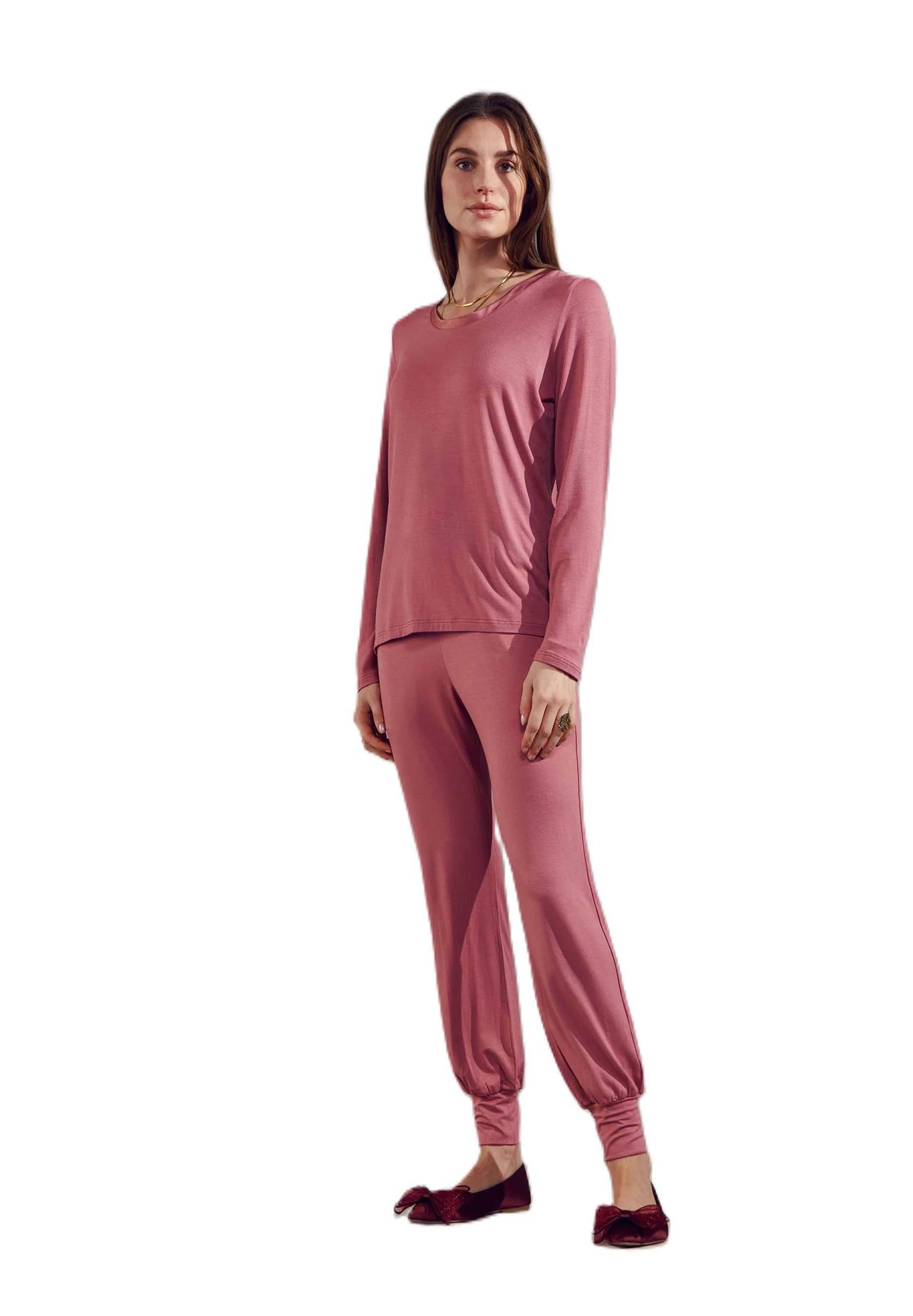 ESSENZA Jules Schlafanzug-Hose Gummibund Für Damen