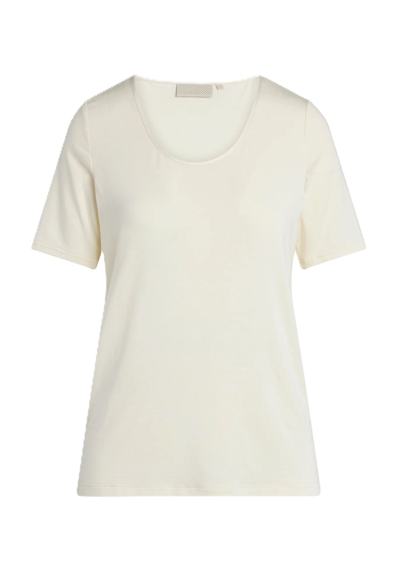 ESSENZA Julot Uni Schlafanzug-Oberteil U-Ausschnitt für Damen