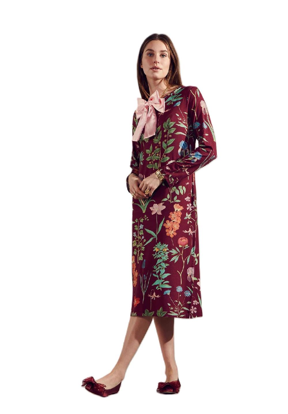 ESSENZA Titia Nachthemd "Marigold" 3/4-Länge für Damen