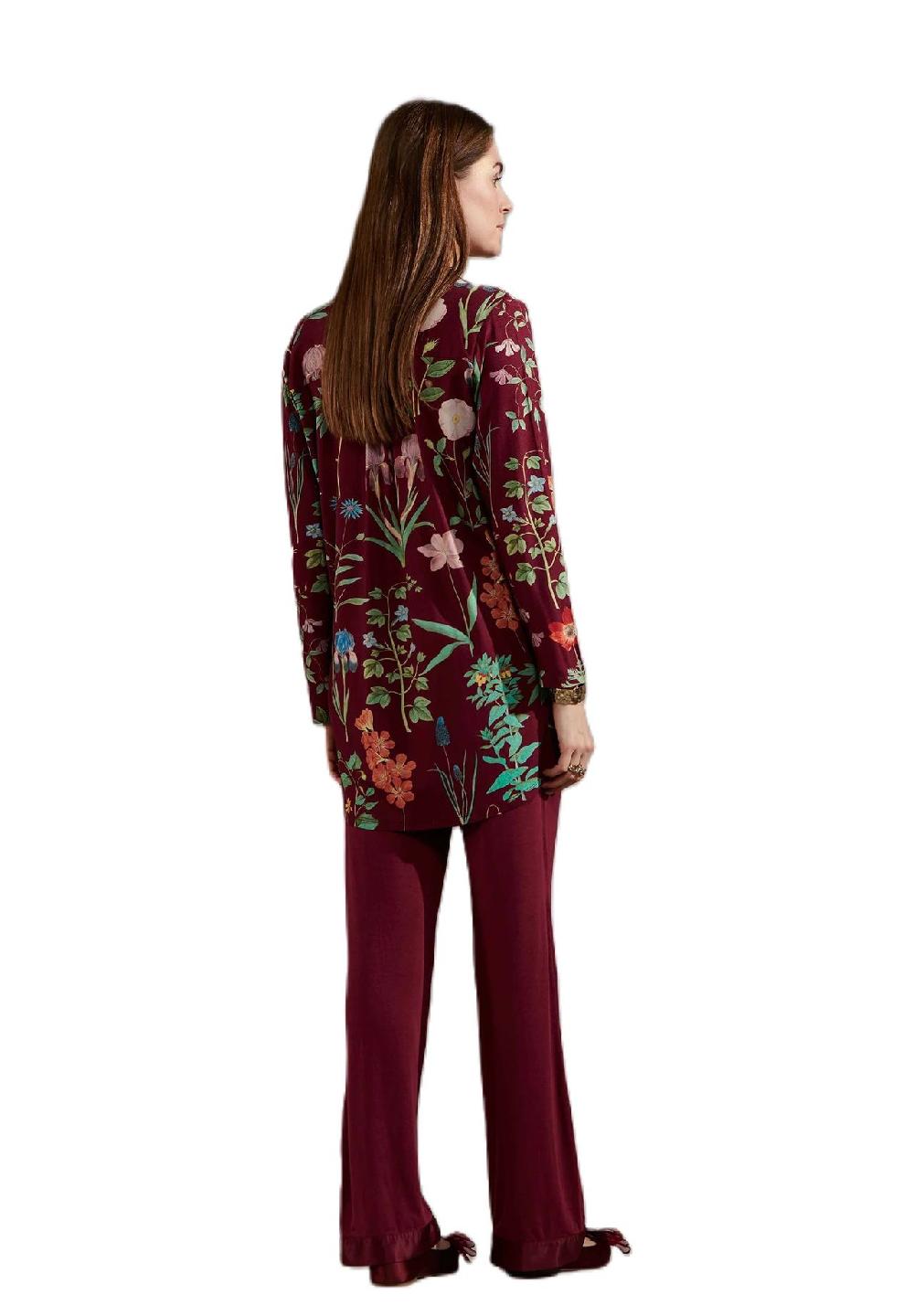 ESSENZA Valentina Schlafanzug-Oberteil V-Ausschnitt Für Damen