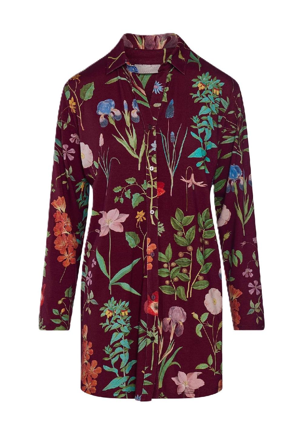 ESSENZA Valentina Schlafanzug-Oberteil V-Ausschnitt für Damen