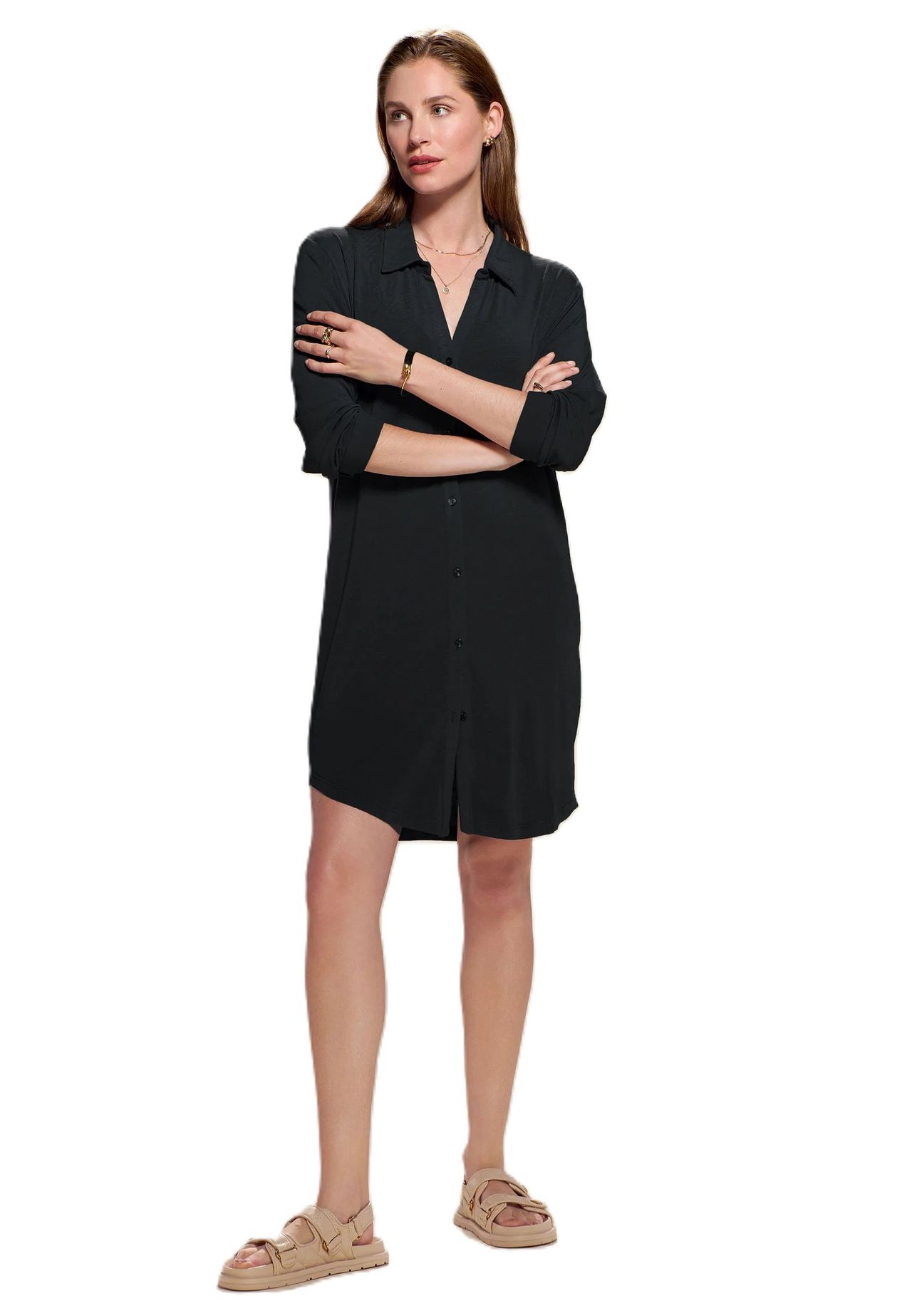 ESSENZA Valentina Uni Nachthemd Blusenkragen Für Damen