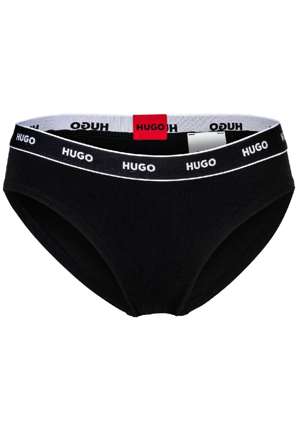 HUGO Damen Slips 3er Pack - TRIPLET BRIEF STRIPE Cotton Stretch Logo Uni