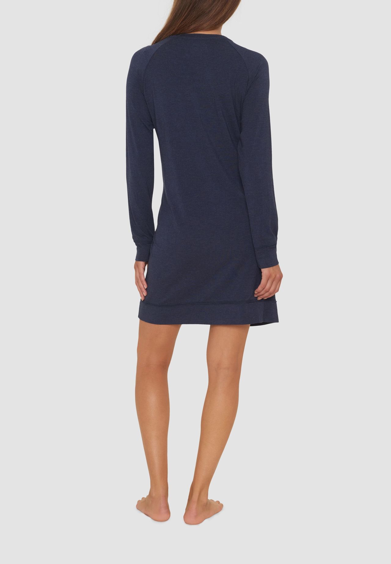 JOCKEY® Supersoft Lounge Sleepshirt Langarm Eingrifftaschen Für Damen