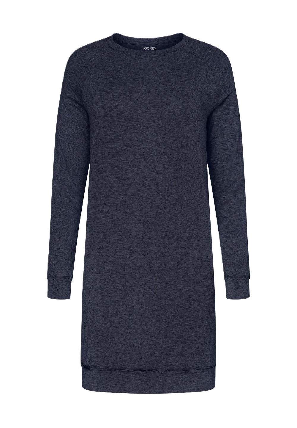 JOCKEY® Supersoft Lounge Sleepshirt Langarm Eingrifftaschen für Damen