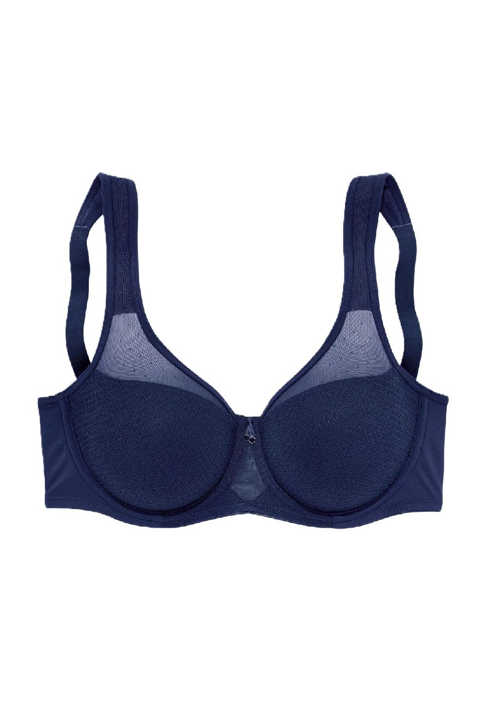 LASCANA Nuance Minimizer-BH Zierschleifchen Netzeinsätze für Damen