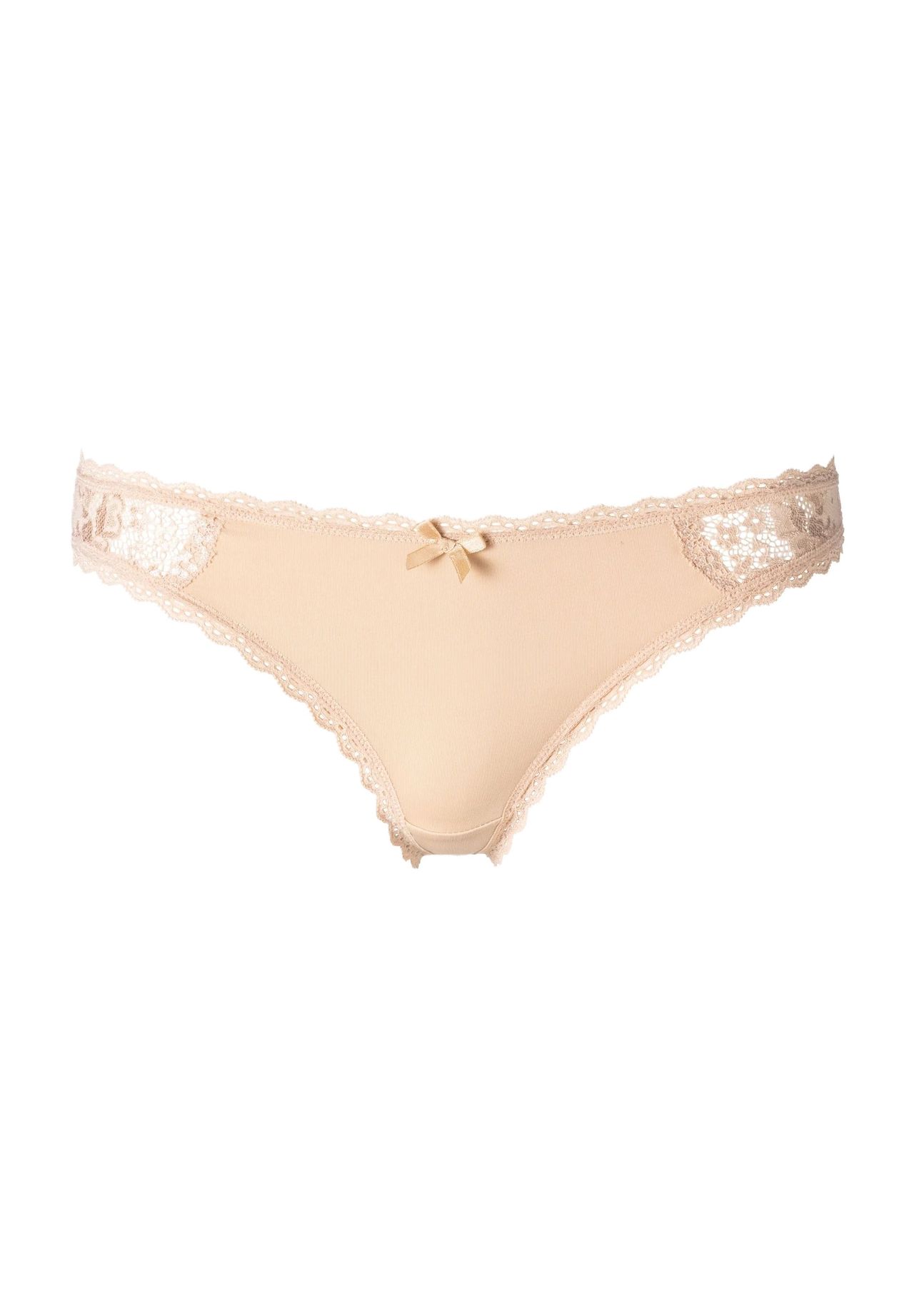 LASCANA String Florale Spitze Zierschleife Für Damen
