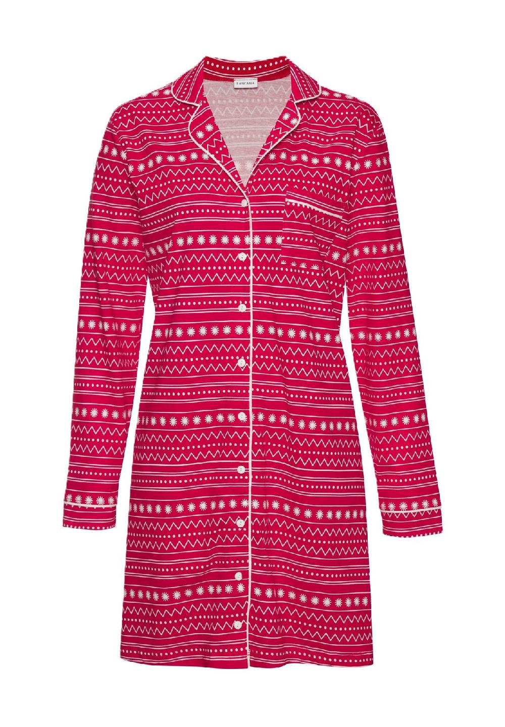 LASCANA X-Mas Highlight Nachthemd Baumwolle für Damen