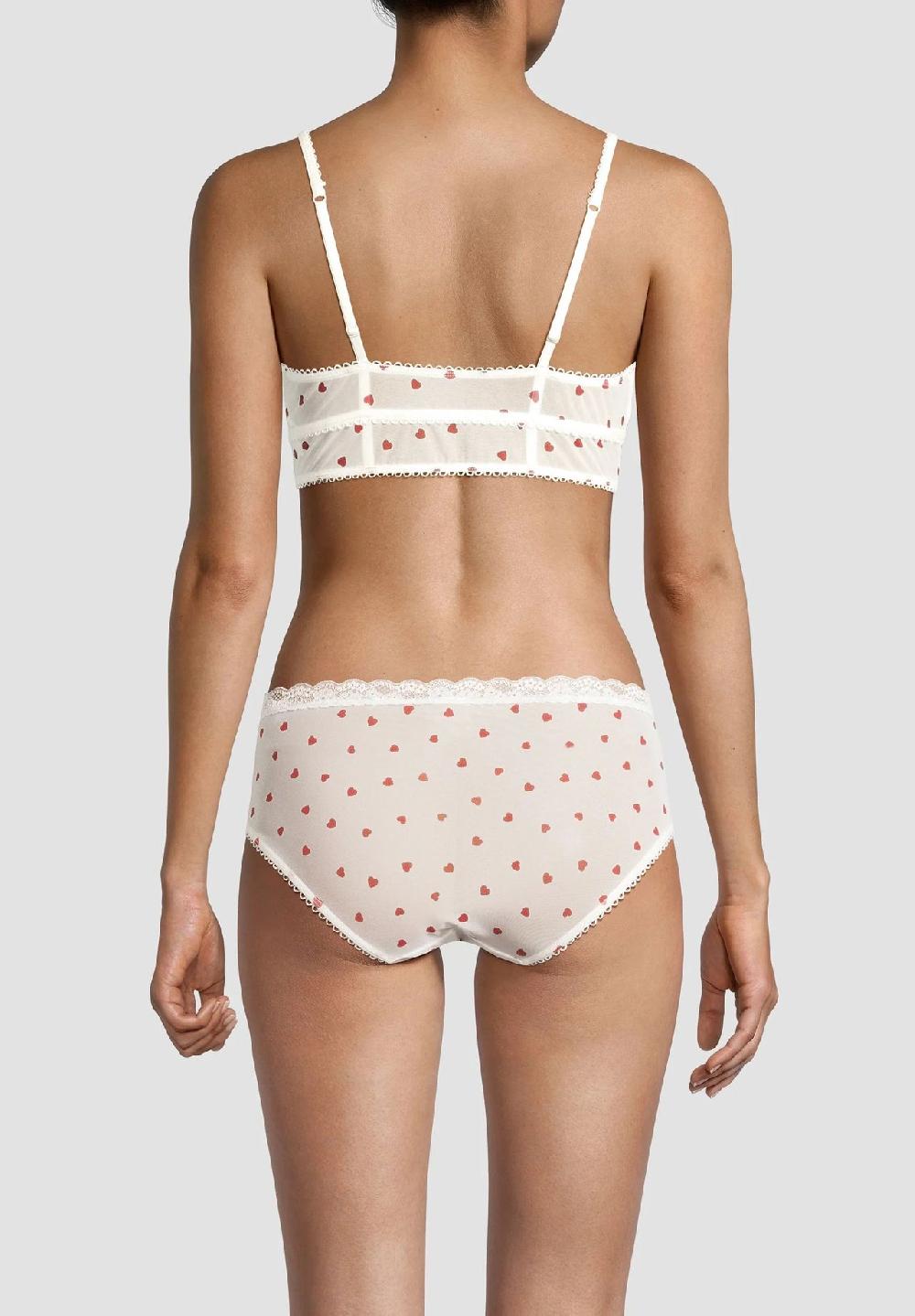 MANGUUN Bralette Herzen-Design Verstellbar Für Damen