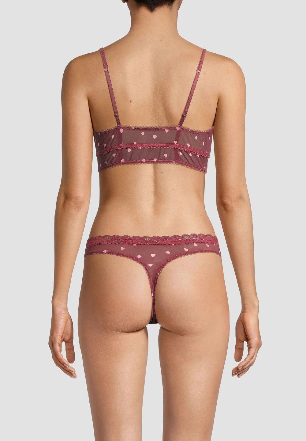 MANGUUN Bralette Herzen-Design Verstellbar Für Damen