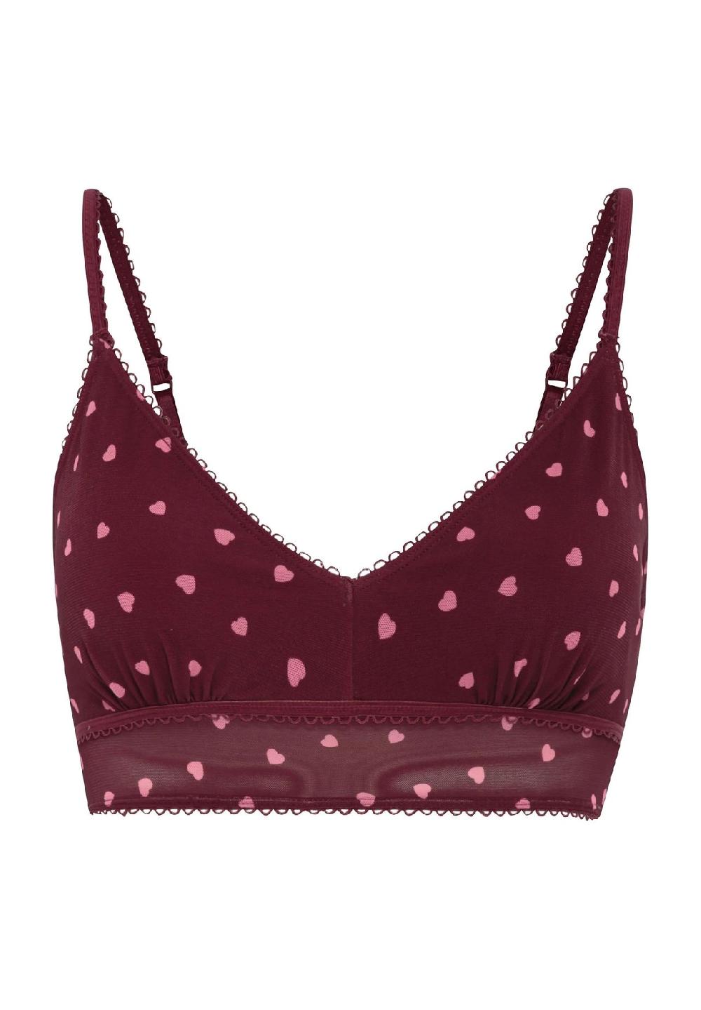 MANGUUN Bralette Herzen-Design verstellbar für Damen