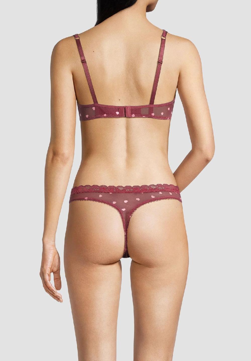 MANGUUN Bügel-BH Herzen-Design Verstellbare Doppelträger Für Damen