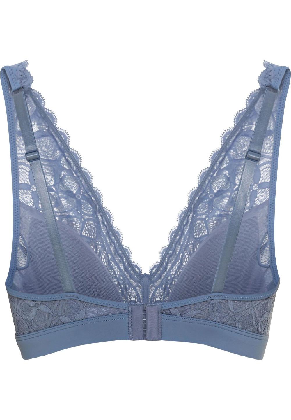 MANGUUN Geometric Lace Bralette Bügellos Spitze Für Damen