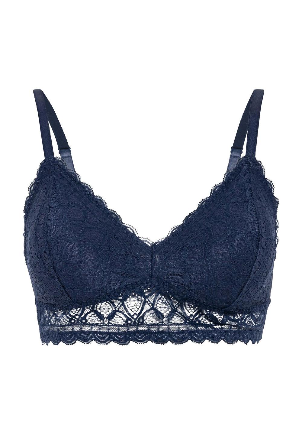 MANGUUN Geometric Lace Bralette Spitze für Damen