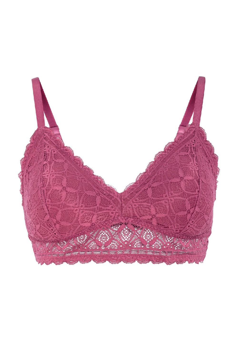 MANGUUN Geometric Lace Bralette Spitze für Damen