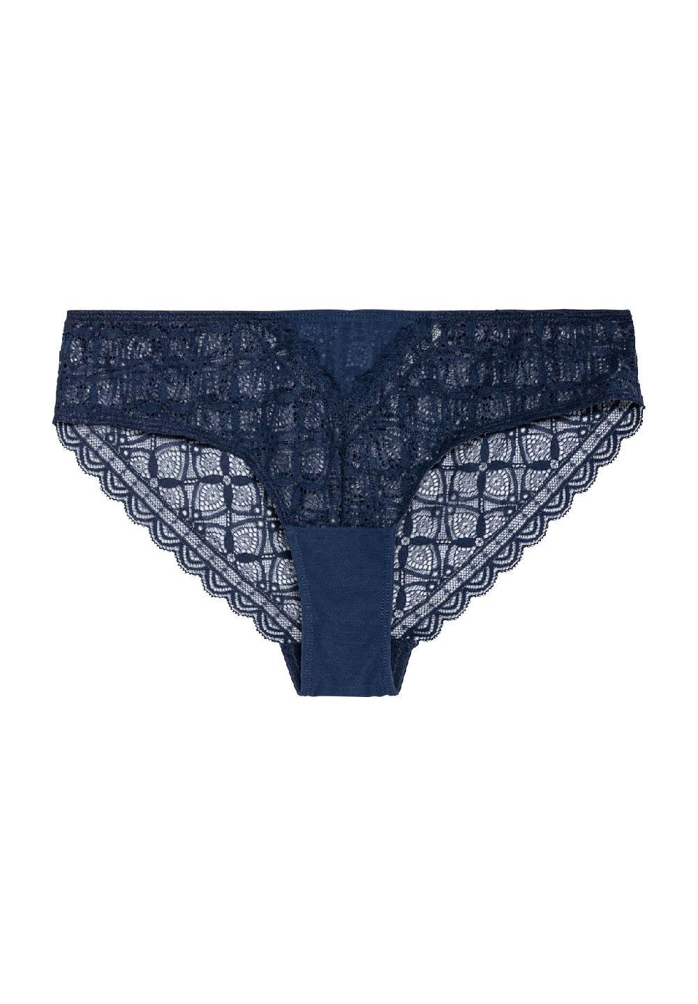 MANGUUN Geometric Lace Midislip Spitzen-Stickerei für Damen