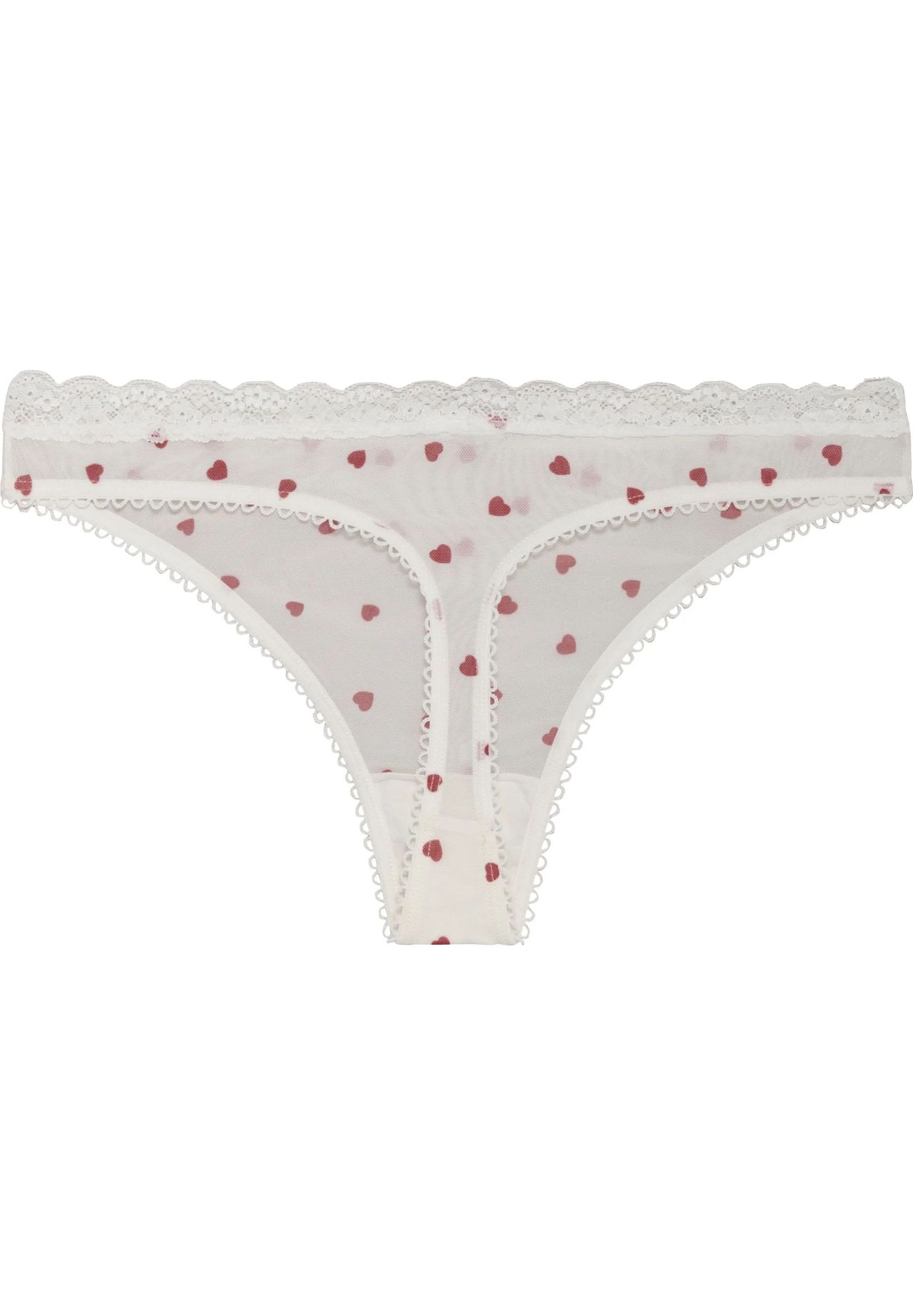 MANGUUN String Herzen-Design Spitzenbordüre Für Damen