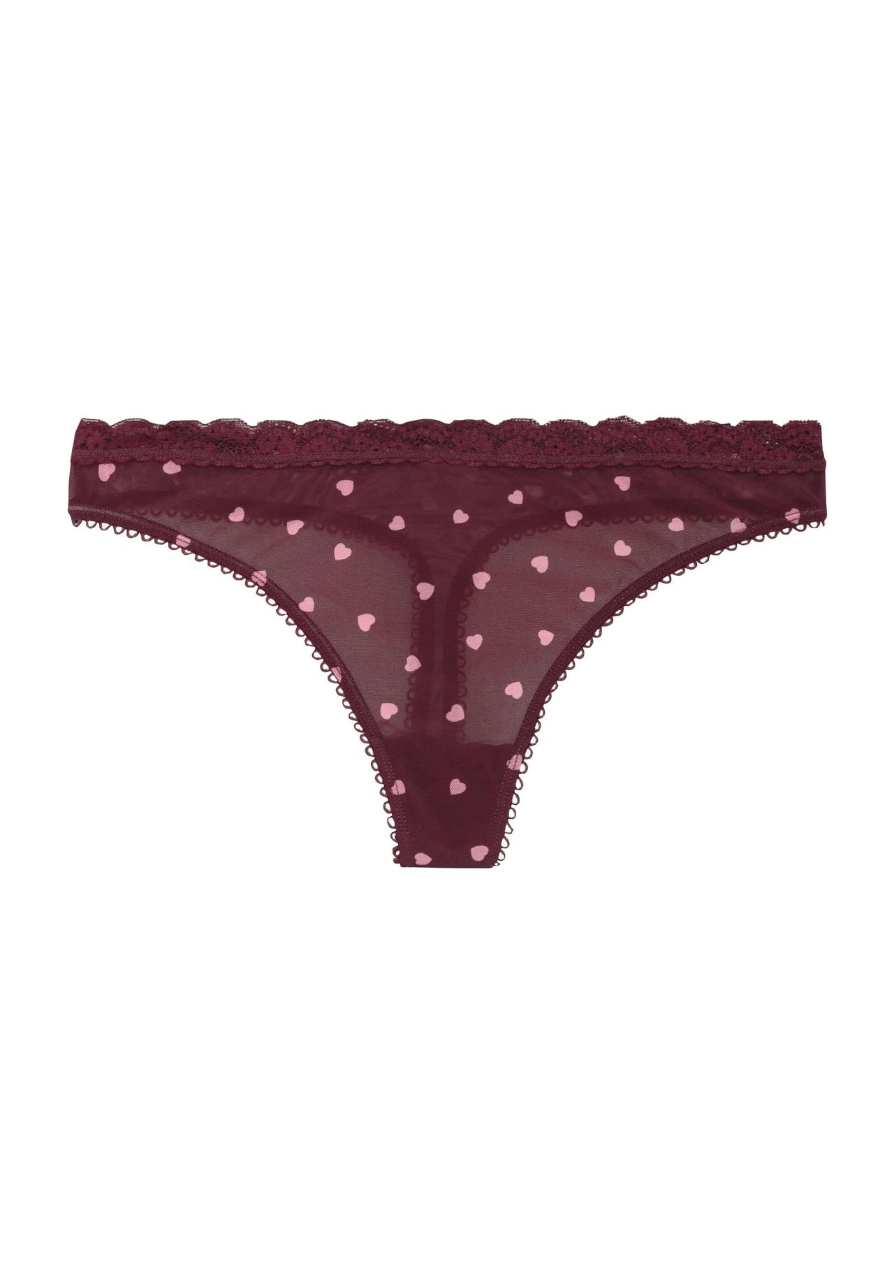 MANGUUN String Herzen-Design Spitzenbordüre für Damen